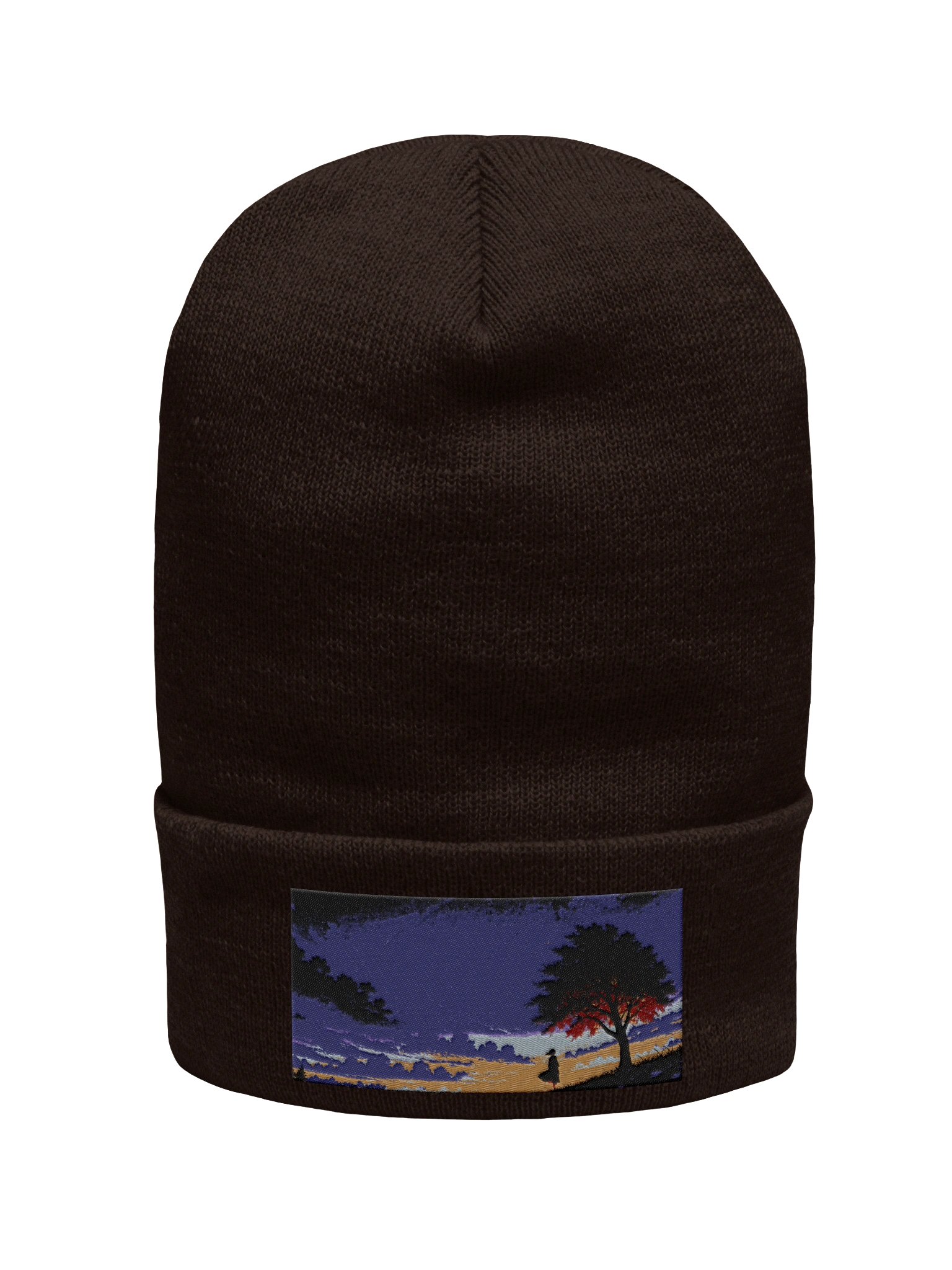 Twilight Stroll Embroidered Beanie product image (1)