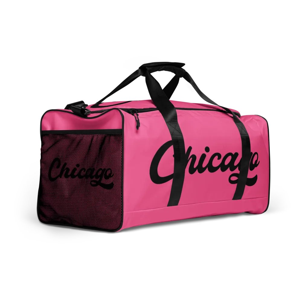 Chicago Script All-Over Duffle Bag product image (7)