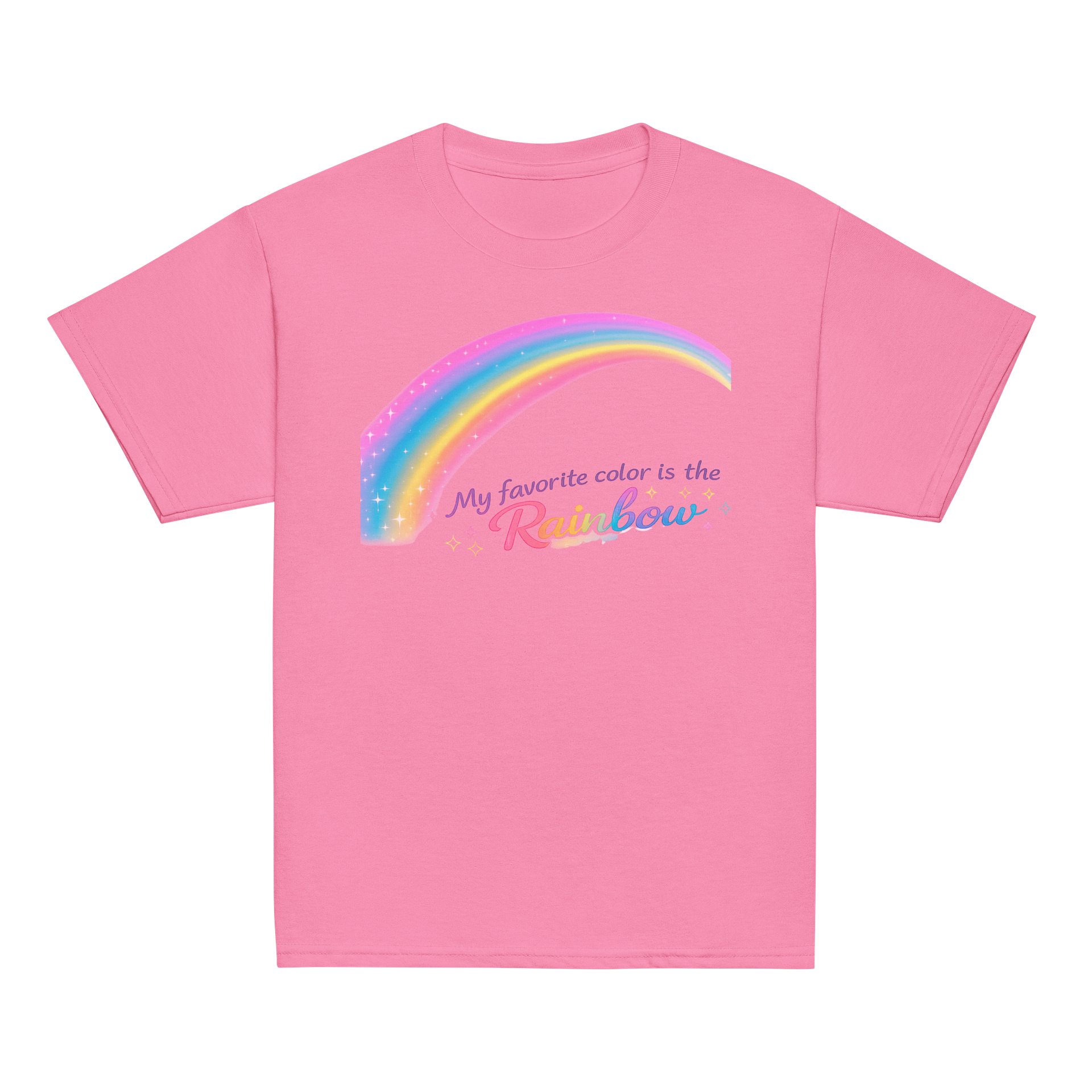 Rainbow Shimmer Youth Tee product image (2)