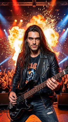 Lucien has three modes: disciplined day job, deadpan bartender, and basslines that shake the room 🤘💀🤘 Which one are you picki...