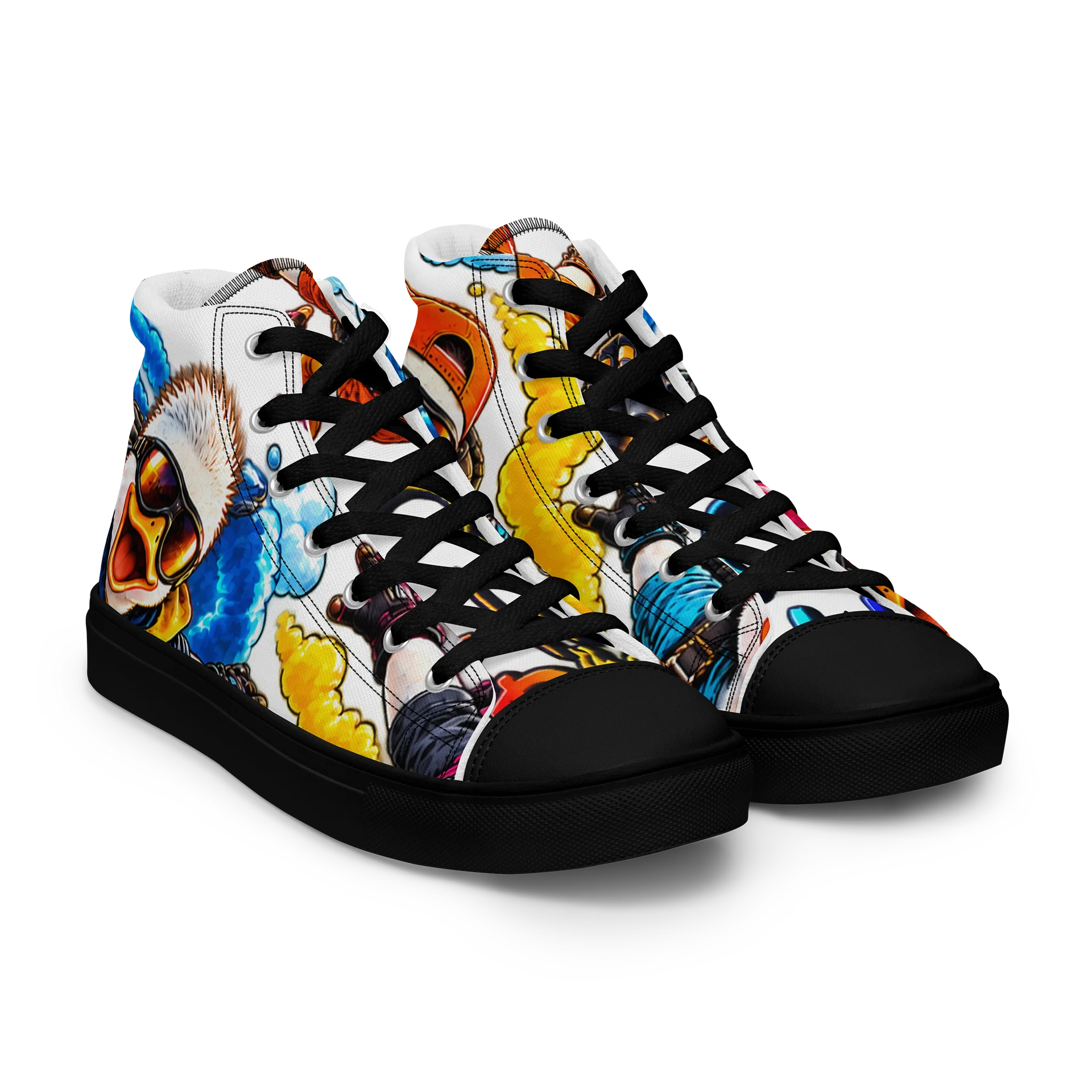 BiGFaLLz Freefall Five High-Top Canvas Sneakers product image (8)