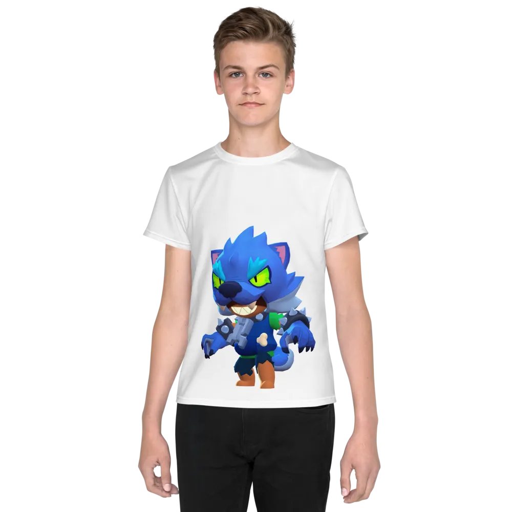 Wolf leon kids t-shirt product image (1)