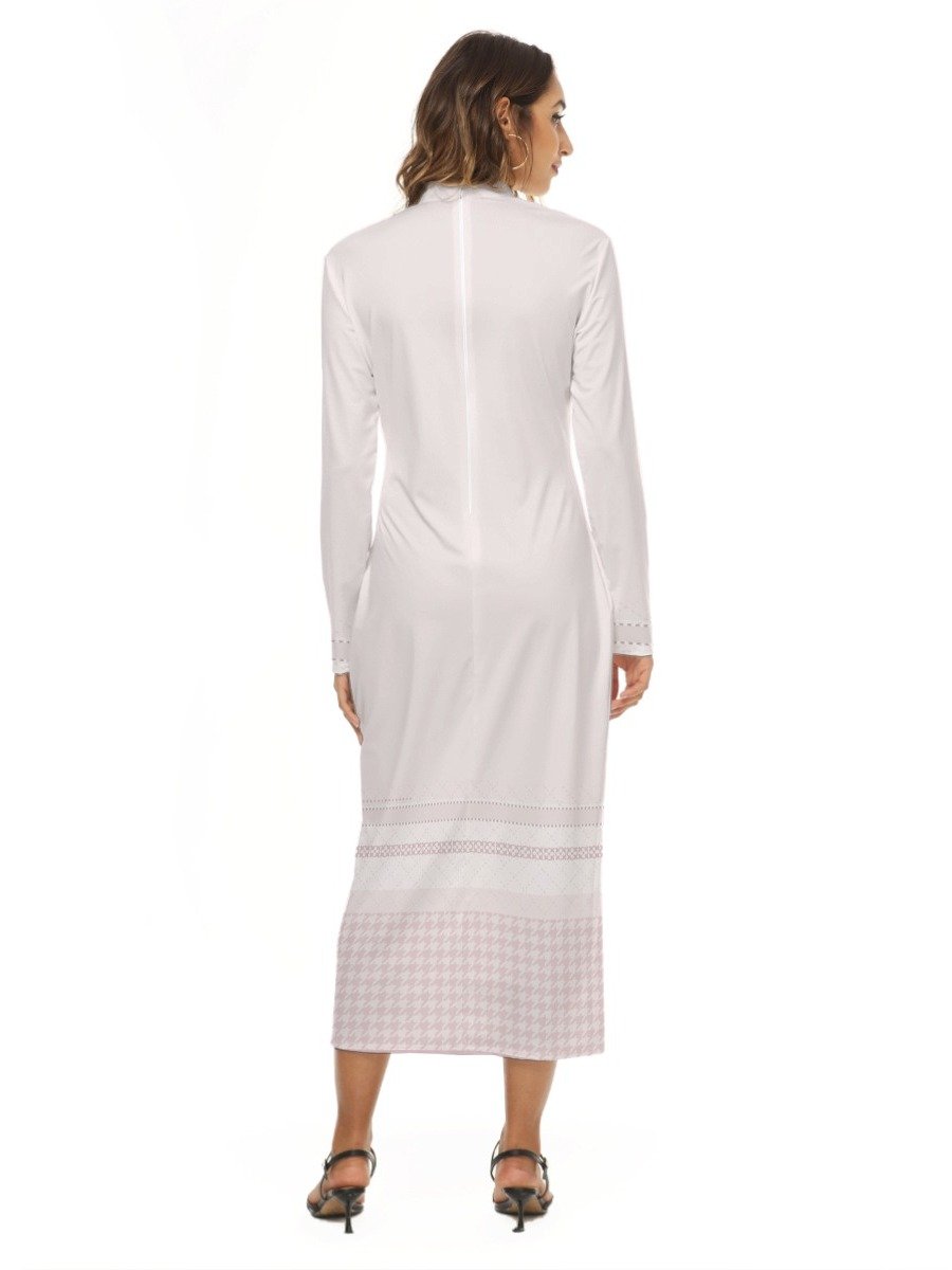 Soft Blush Minimalist Maxi Dress product image (4)