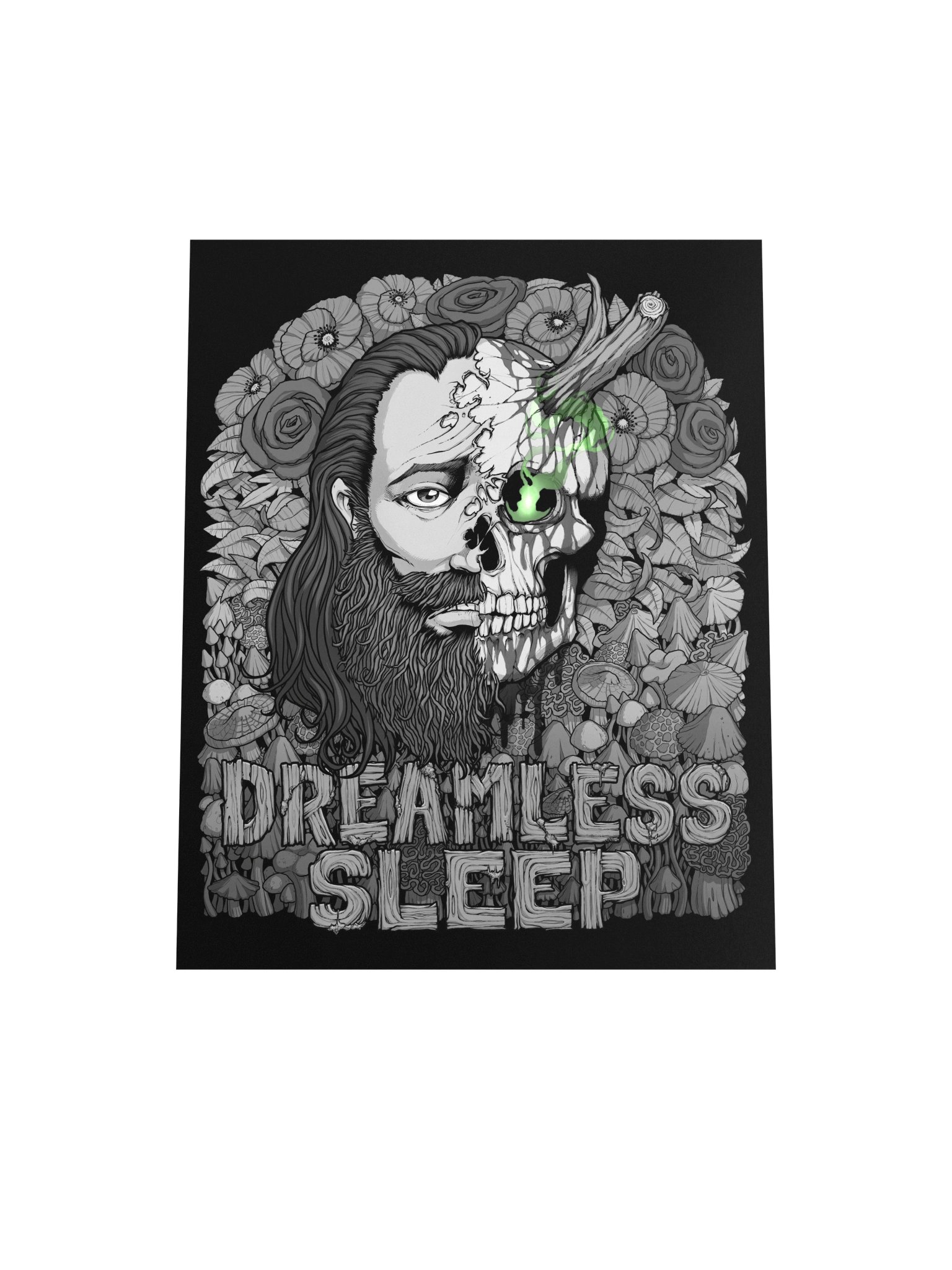 Dreamless Sleep Matte Poster Print Monochrome Variant product image (10)