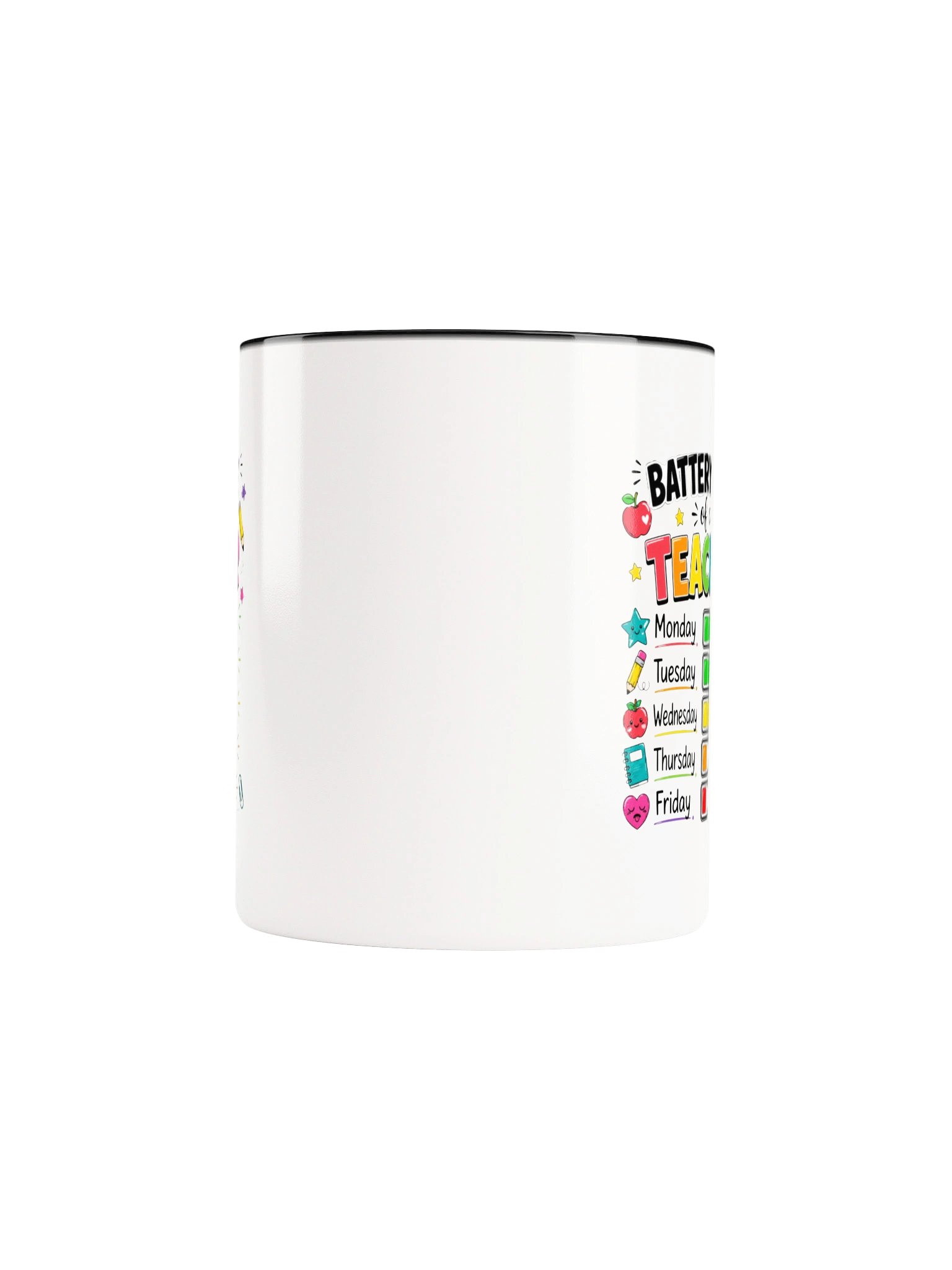 Teacher Mug Battery Life Rainbow Coffee Cup product image (92)
