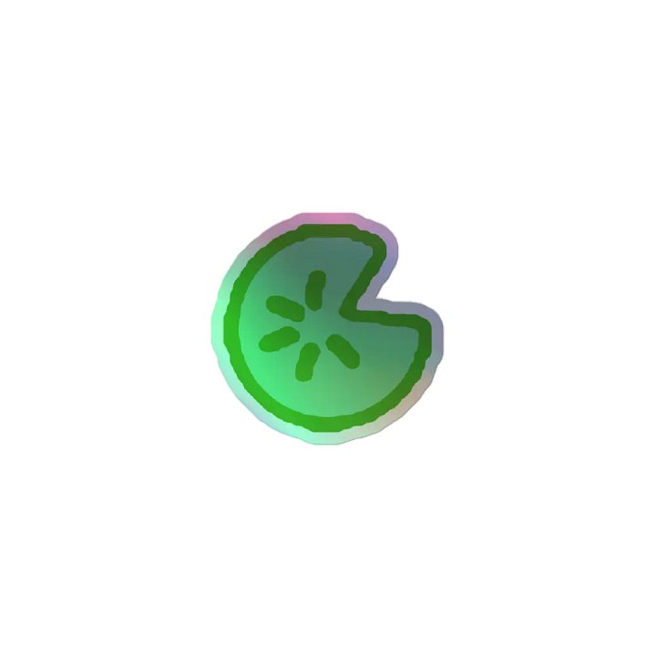 Lilypad Holographic Sticker product image (1)