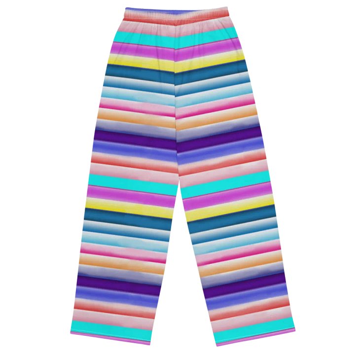 Cotton Candy Stripes Wideleg Pants product image (1)