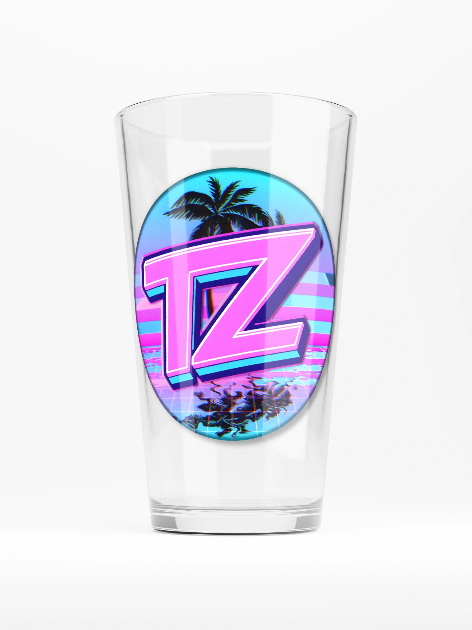TrainerZeek Logo Pint Glass product image (1)