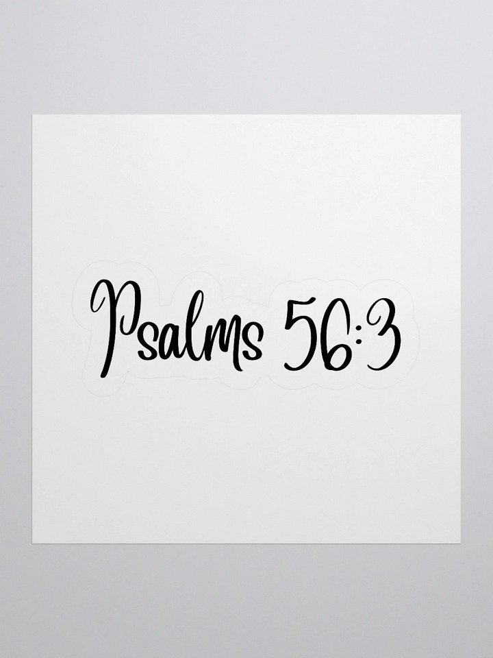 Psalm 56:3 Sticker product image (1)