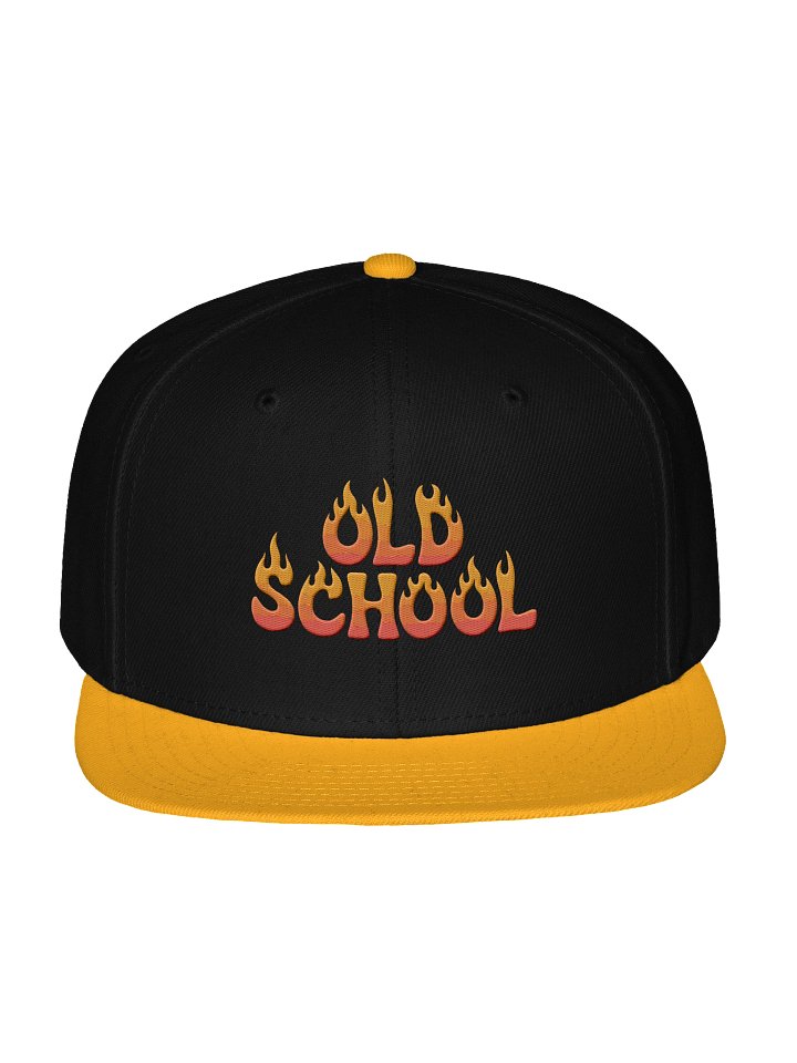 Flame On! Old School Wool Blend Snapback Cap product image (1)
