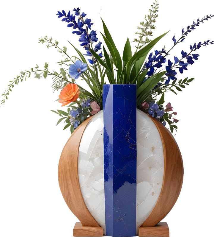 Ocean's Grace – Vase scene creator png product image (1)