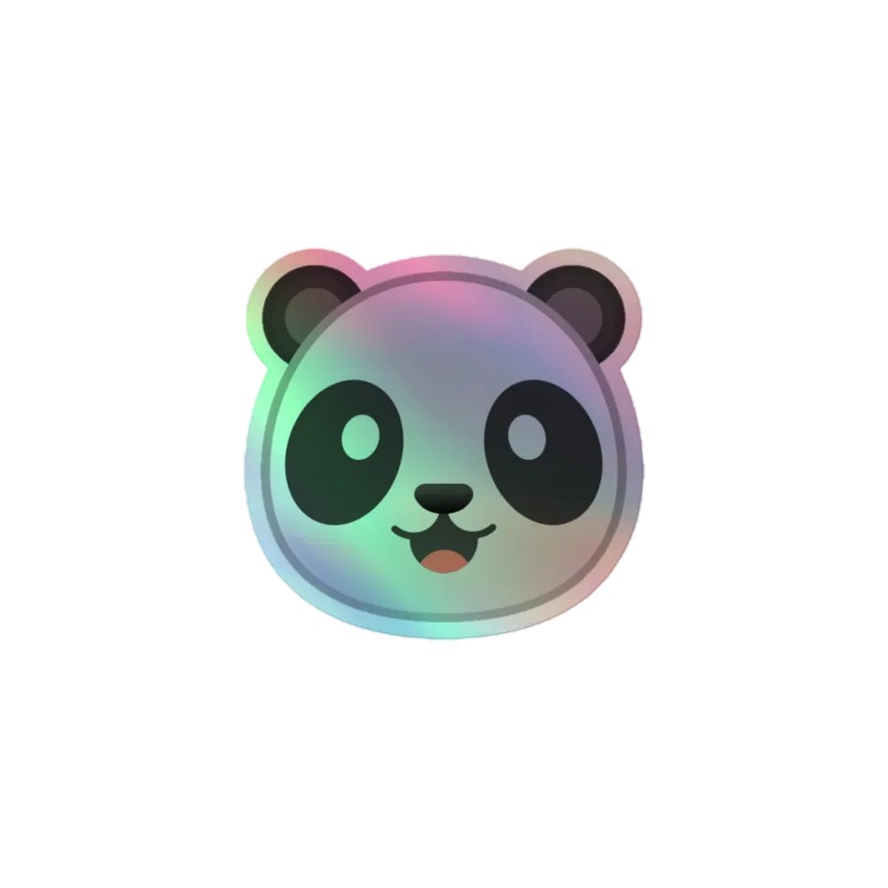 Panda Logo Die-Cut Magnets product image (1)