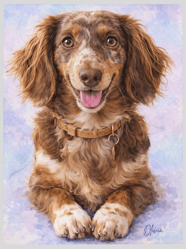 YOUR BEST FRIEND! / THROW BLANKET WITH PERSONALIZED NAME product image (1)
