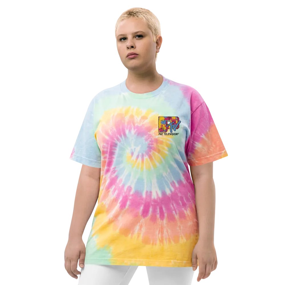 PatTV Psychedelic Tie-Dye Tee product image (12)