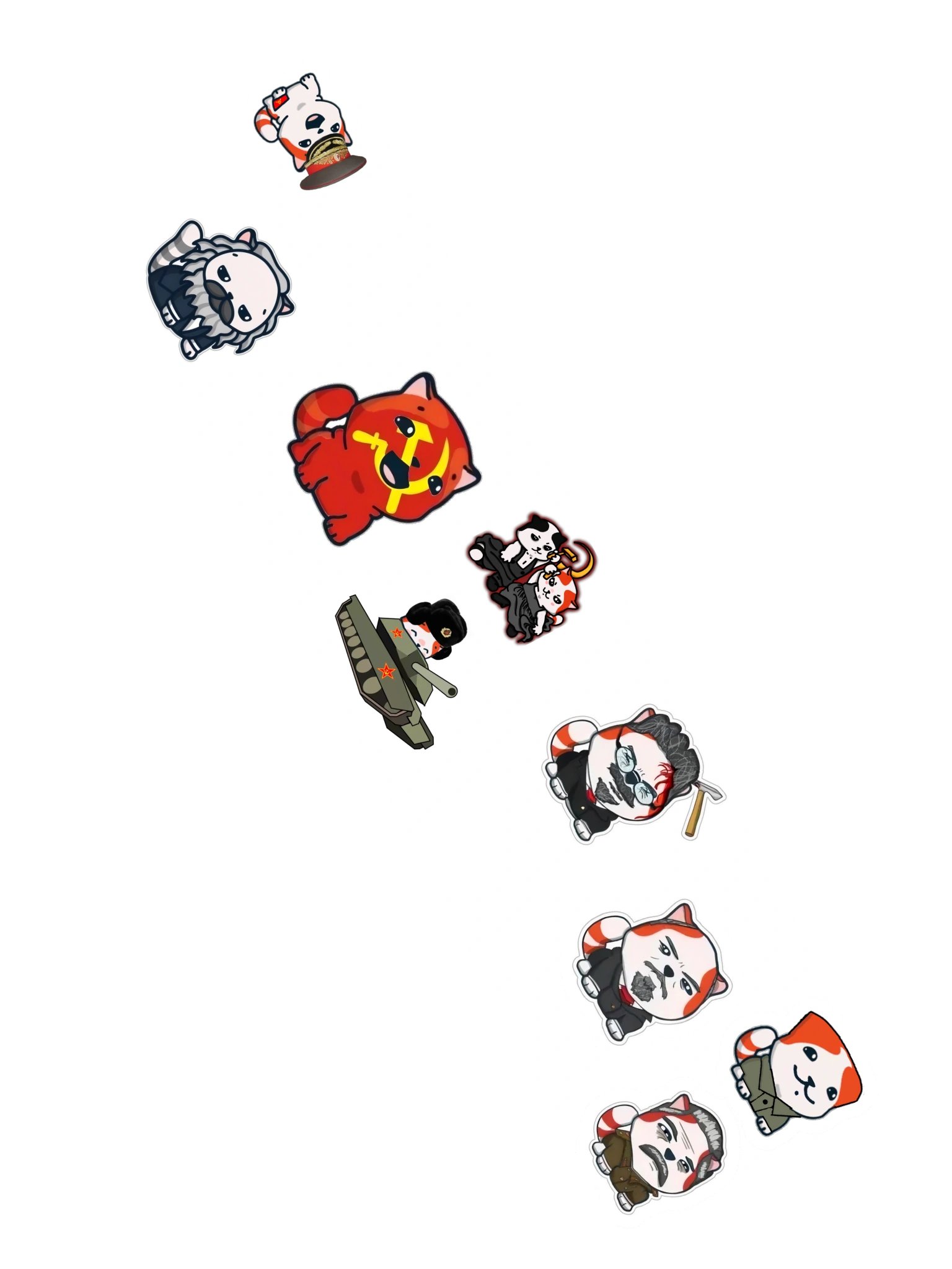 COMMIE Marsey Sticker Sheet product image (2)