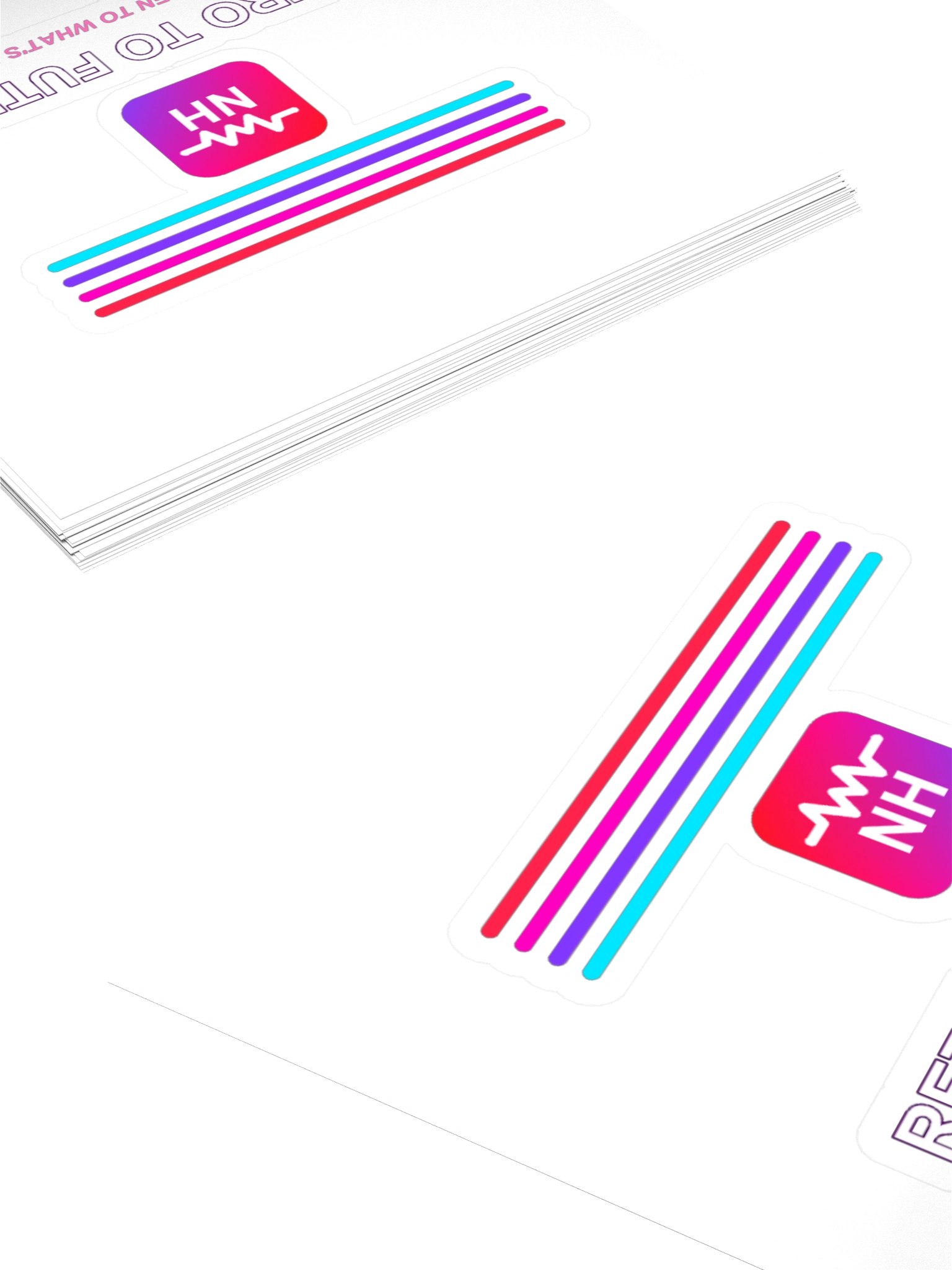 Next Hits Retro to Future Kiss Cut Sticker product image (4)