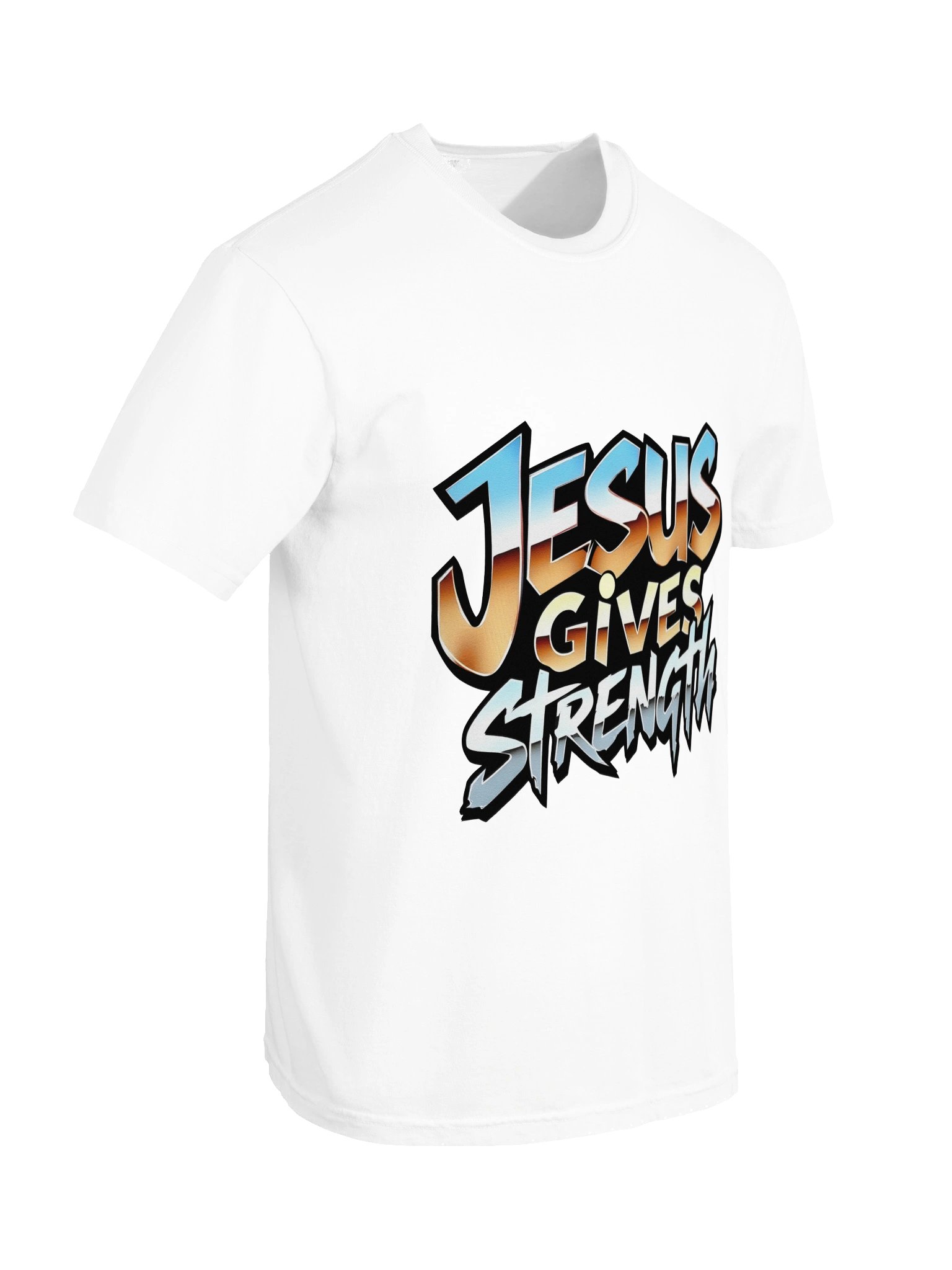 Jesus Gives Strength Workout T-shirt product image (5)
