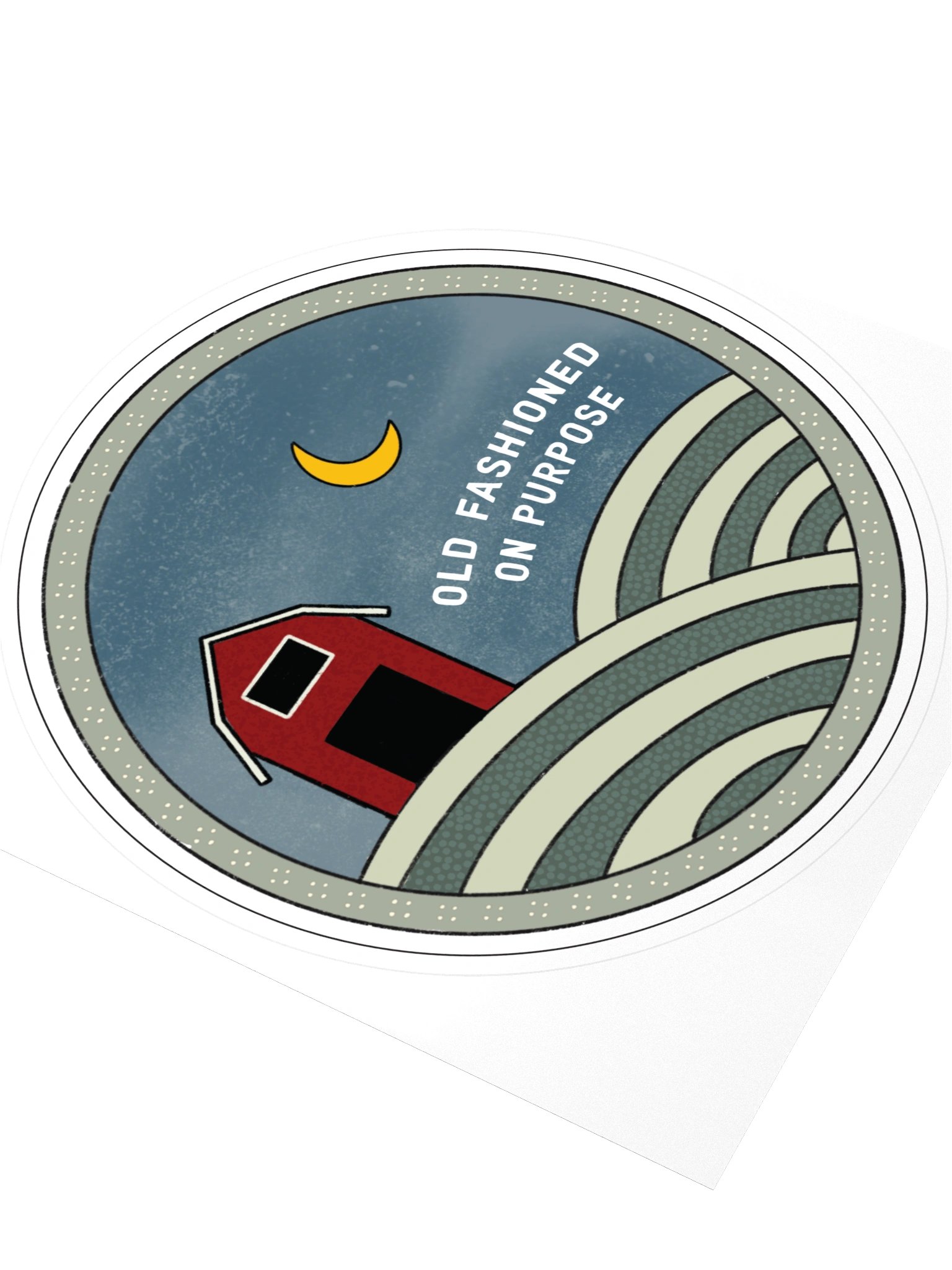 Old Fashioned on Purpose Sticker product image (3)