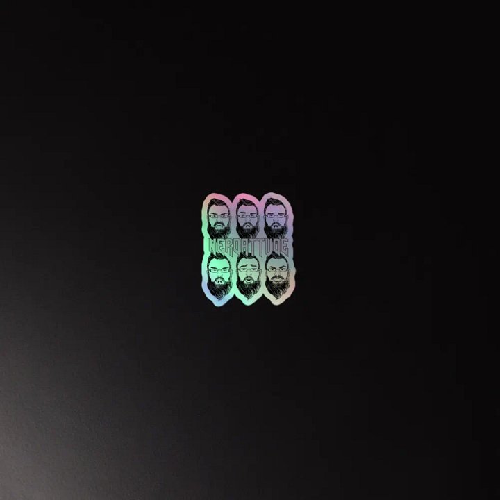 Nerd Holo Sticker product image (4)