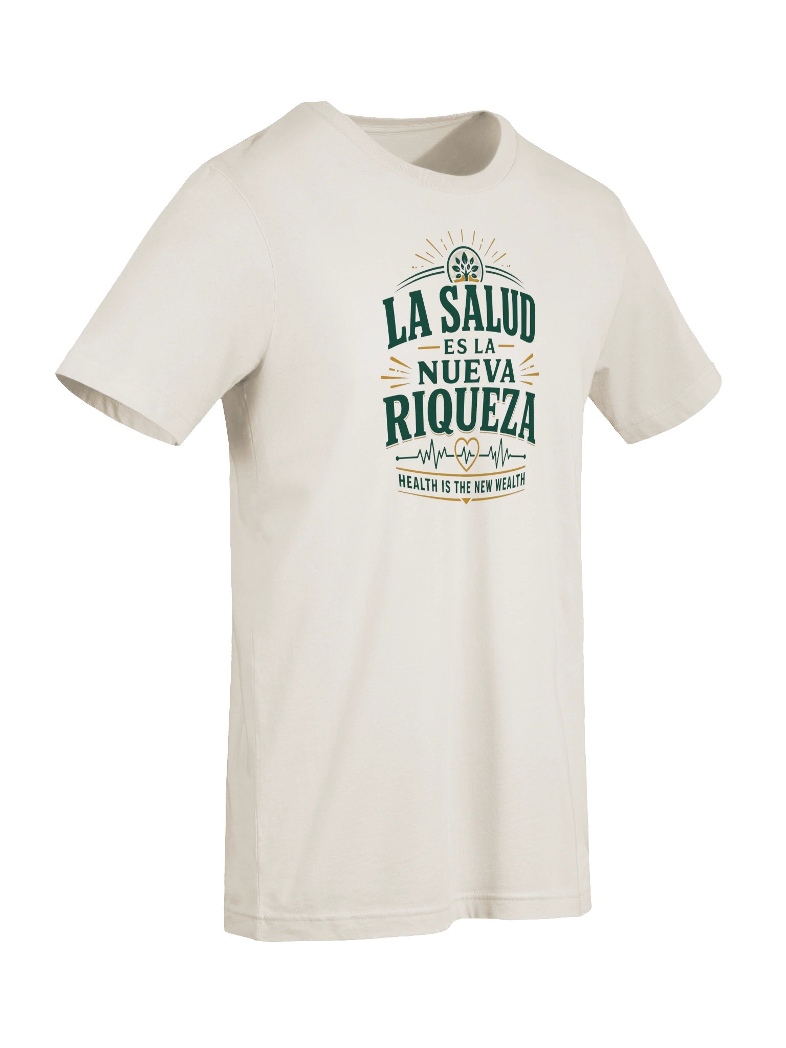 La Salud Es La Nueva Riqueza Unisex T-Shirt product image (9)