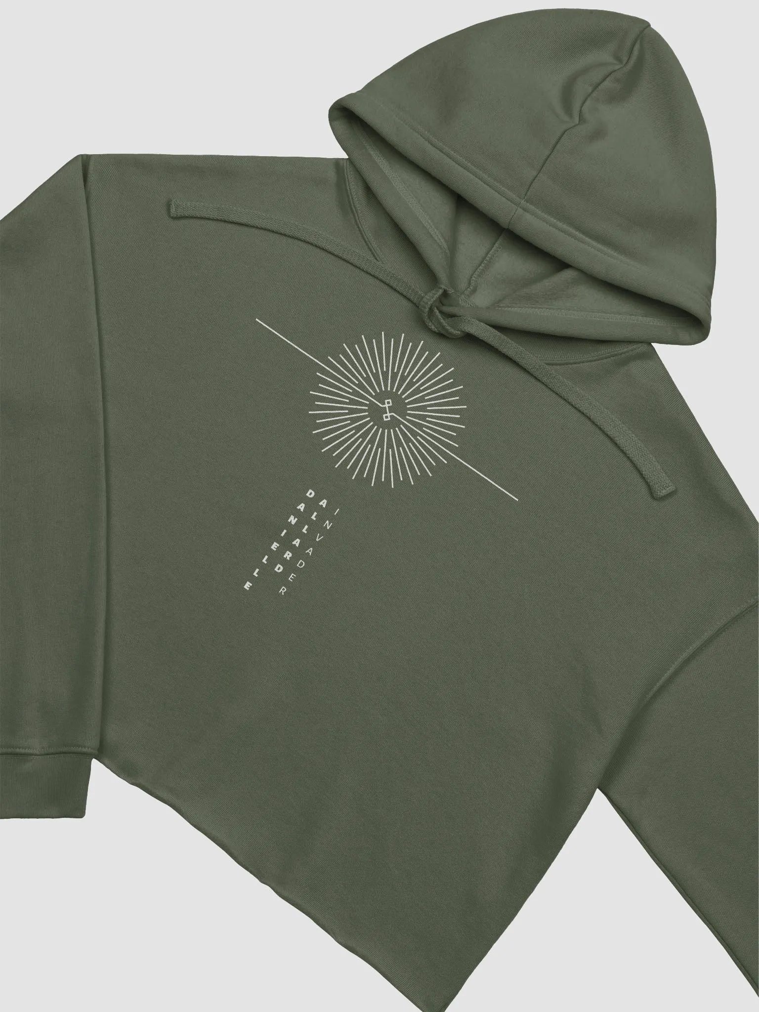 INVADER Art Crop Hoodie product image (3)