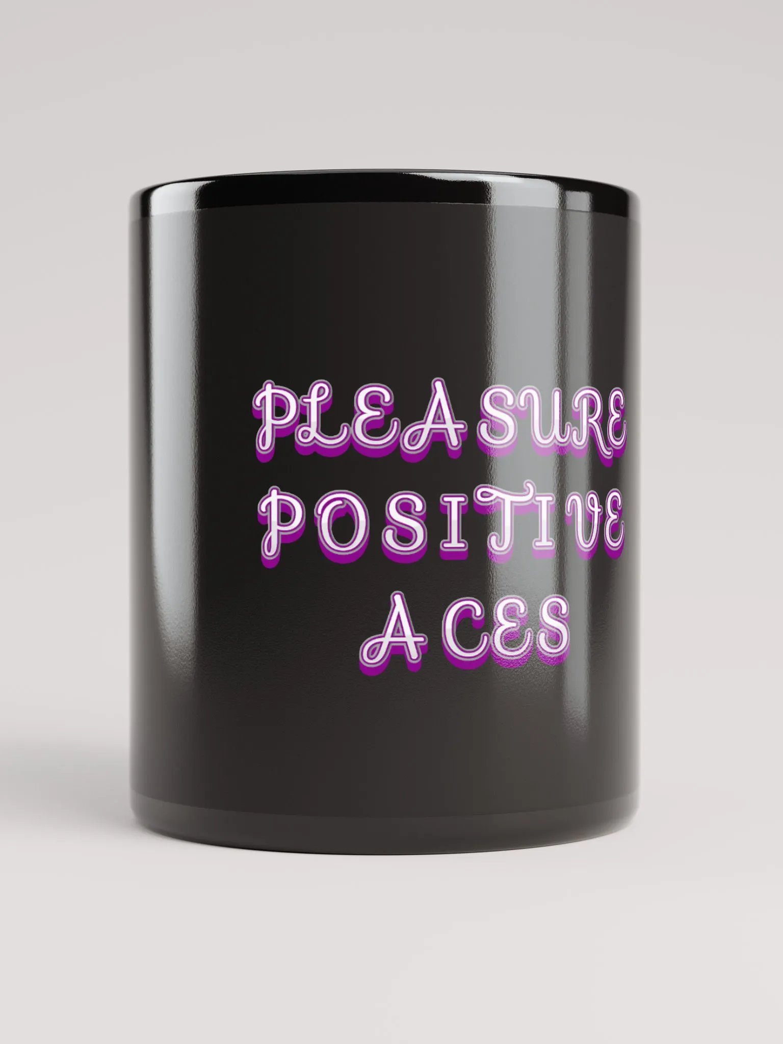 Pleasure Positive Aces - Black Mug product image (1)