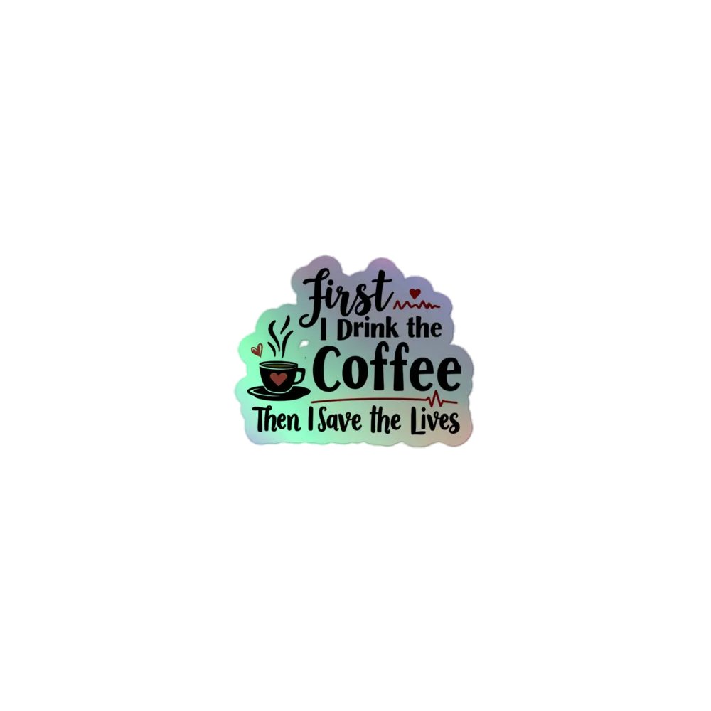 Nurse Coffee Love Sticker Sheet product image (1)