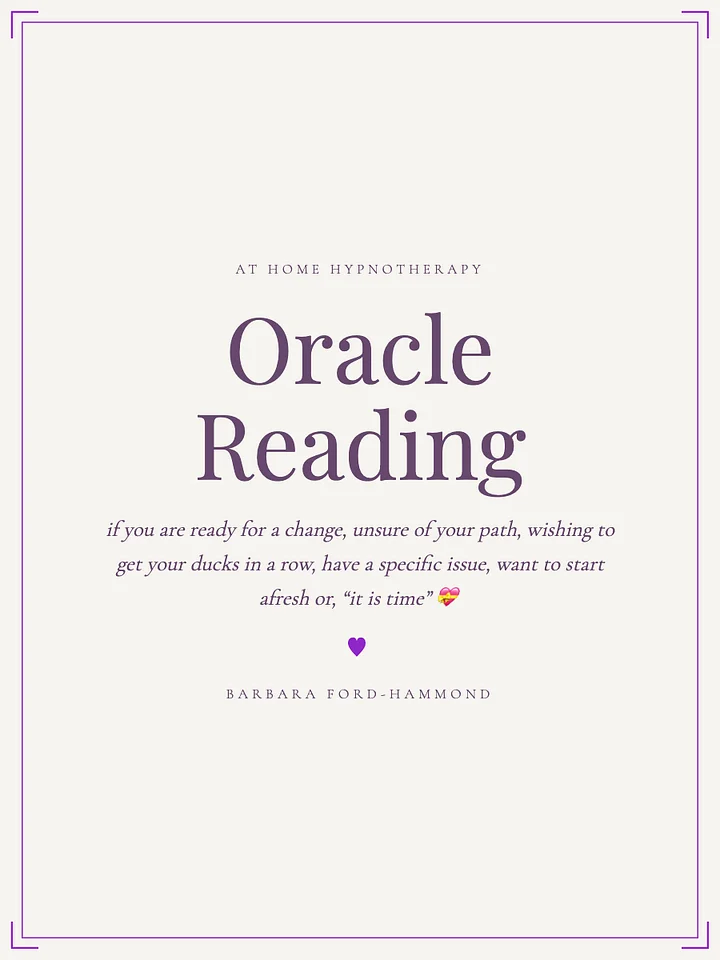 Oracle Card Reading product image (1)