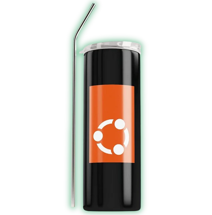 Stainless Steel Tumbler with Ubuntu Icon product image (1)