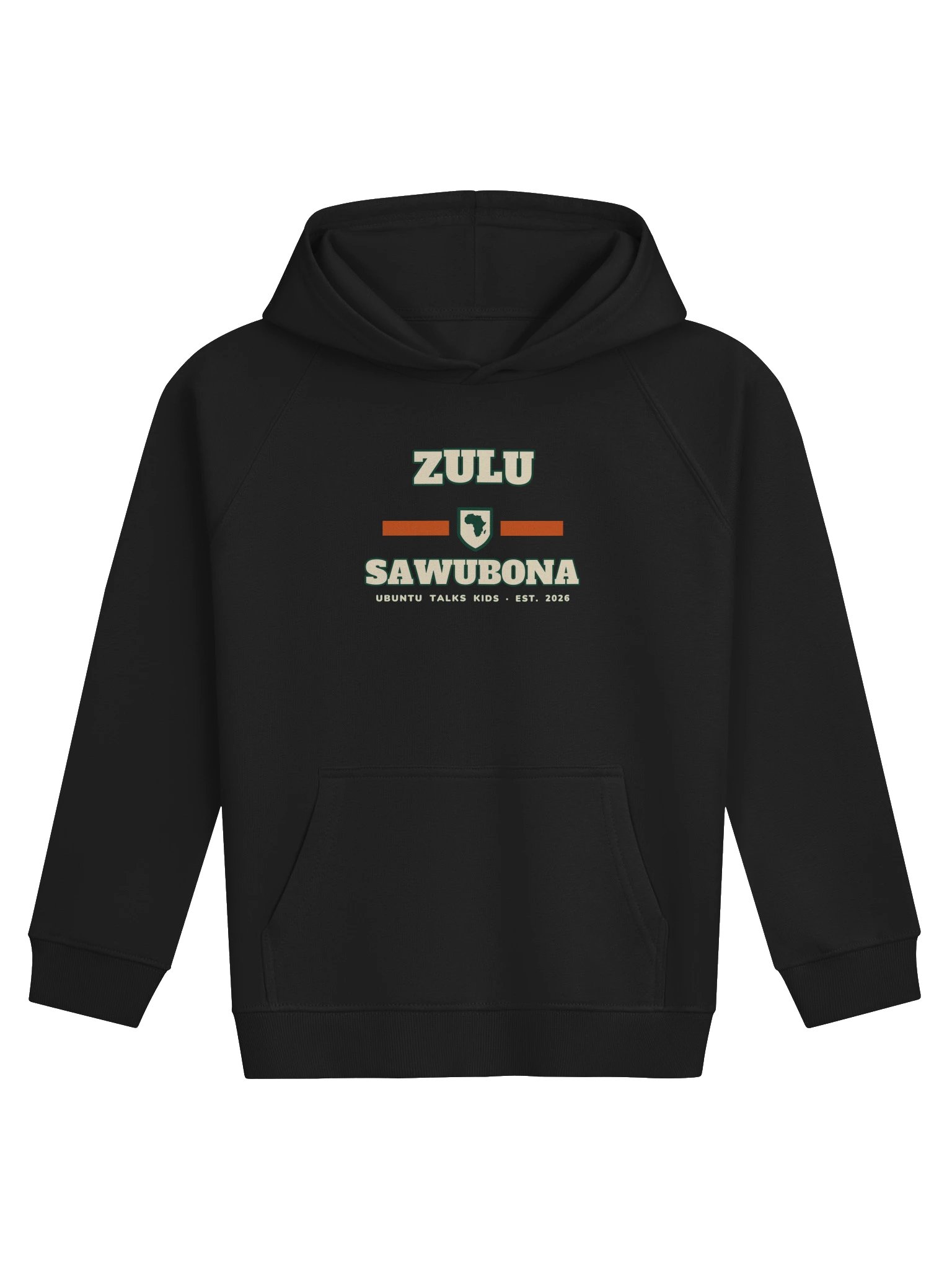 Little Language Club — SAWUBONA | Zulu Kids Eco Hoodie product image (1)