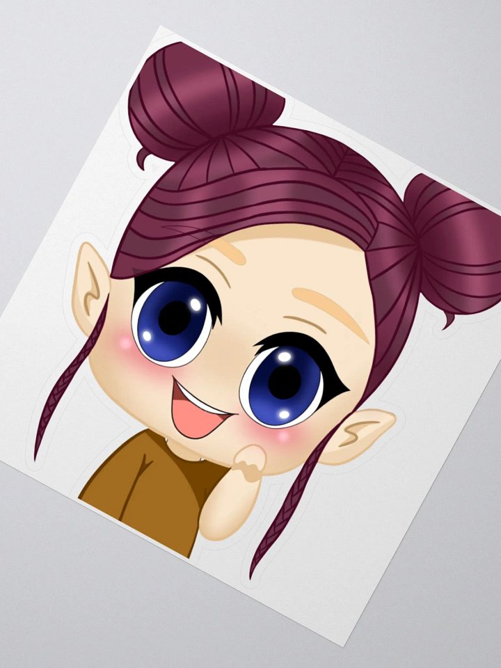 Ahsila Chibi Emote Sticker product image (2)