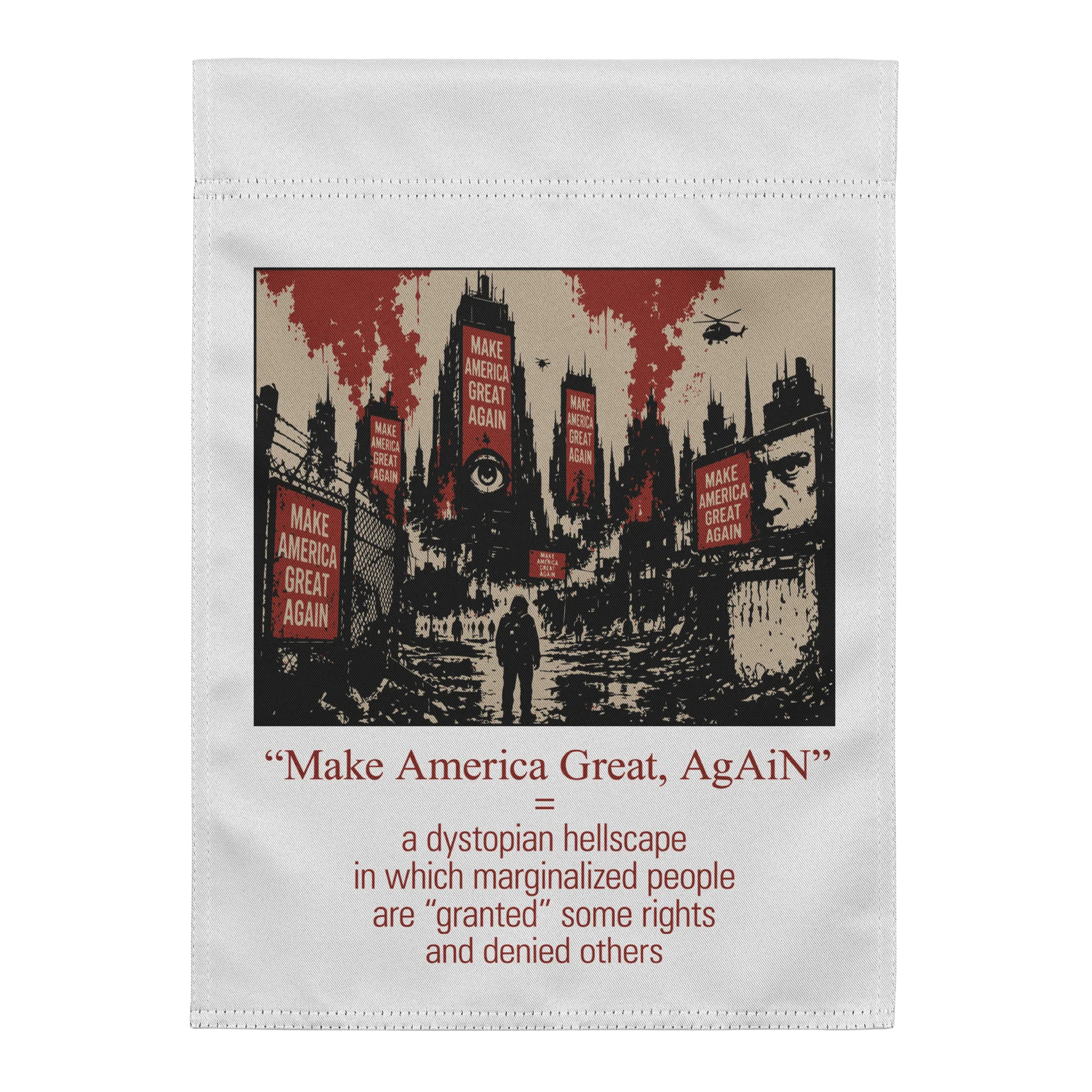 Dystopian Hellscape - Yard Flag product image (1)