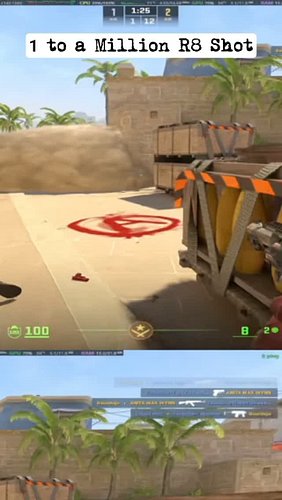 How is that even possible with the R8!? #CS2 #Insane #reels