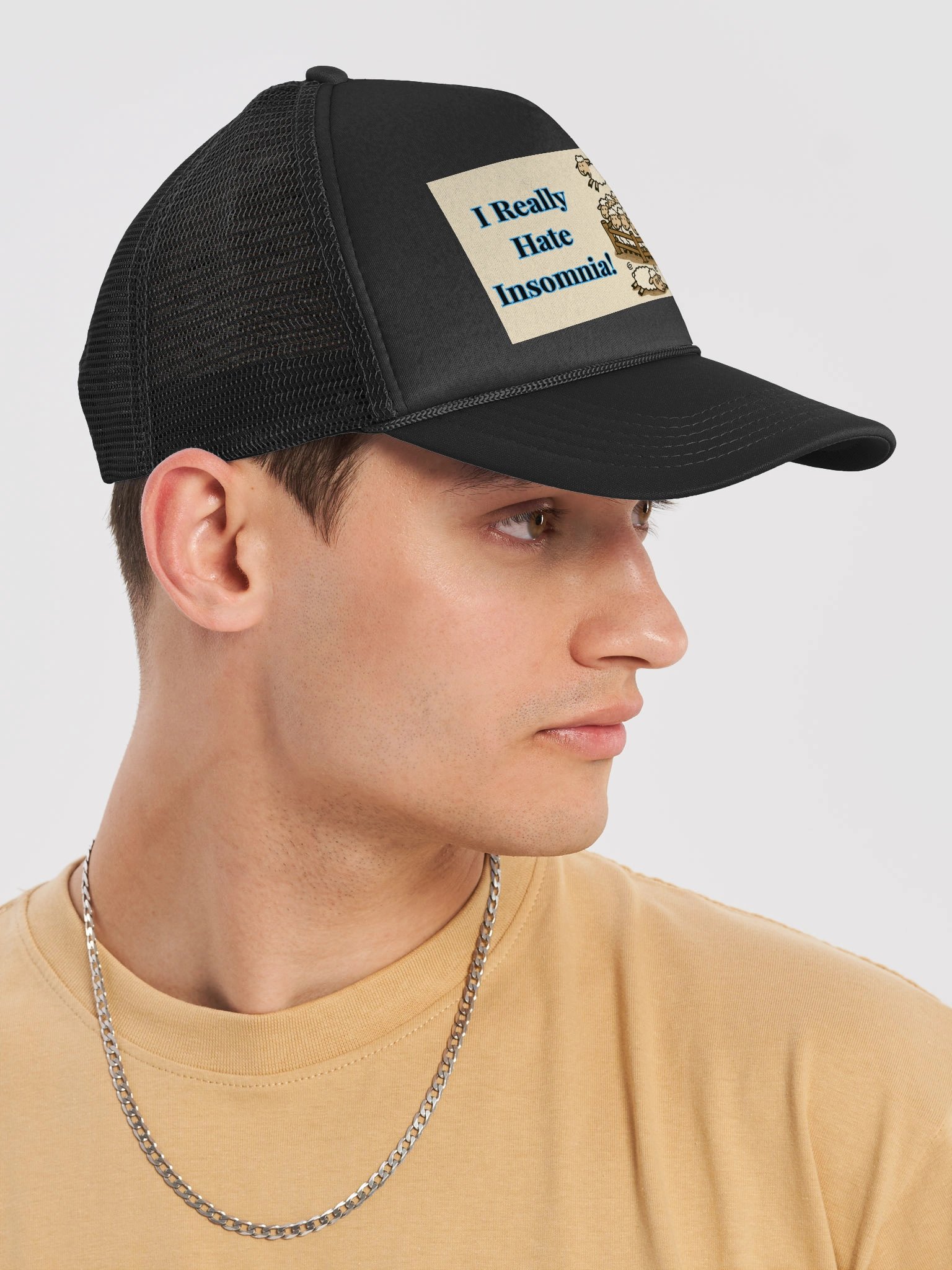 I Really Hate Insomnia (Both) Valucap Foam Trucker Hat product image (12)
