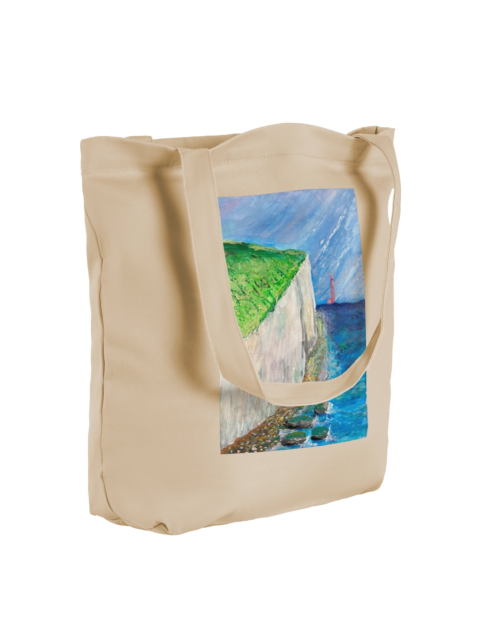 Lighthouse Beyond the Cliffs — Eco Tote product image (4)