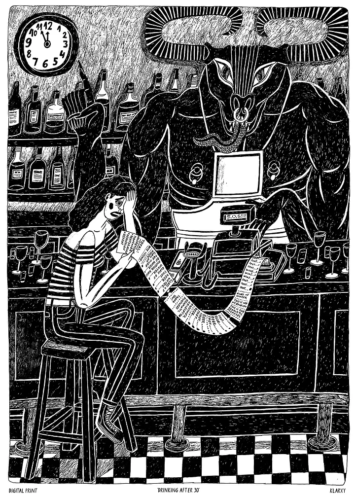DRINKING AFTER 30 poster product image (1)