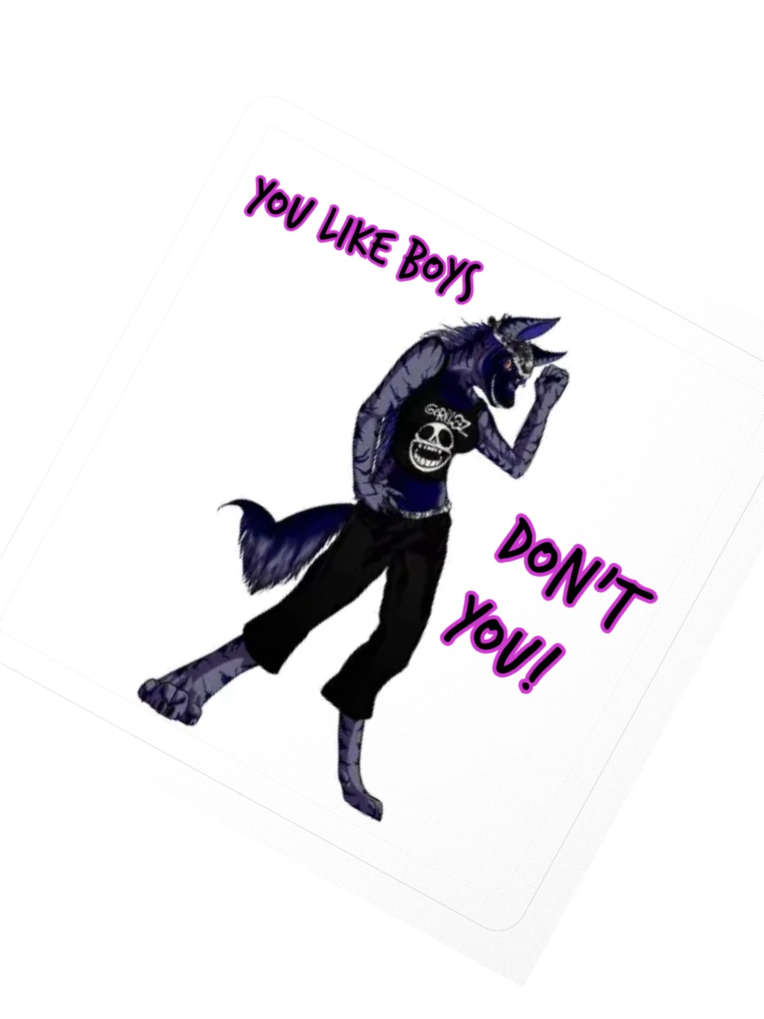 Bold Hyena Graphic Kiss Cut Stickers product image (3)