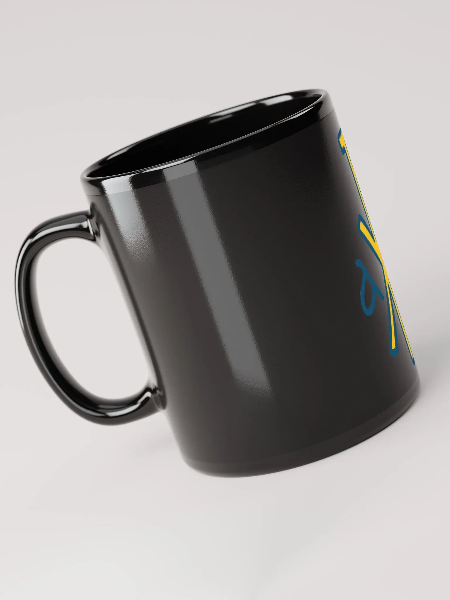 Byzantine Art Orthodox Christian Black Mug – Religious Coffee Cup, Faith Gift product image (3)