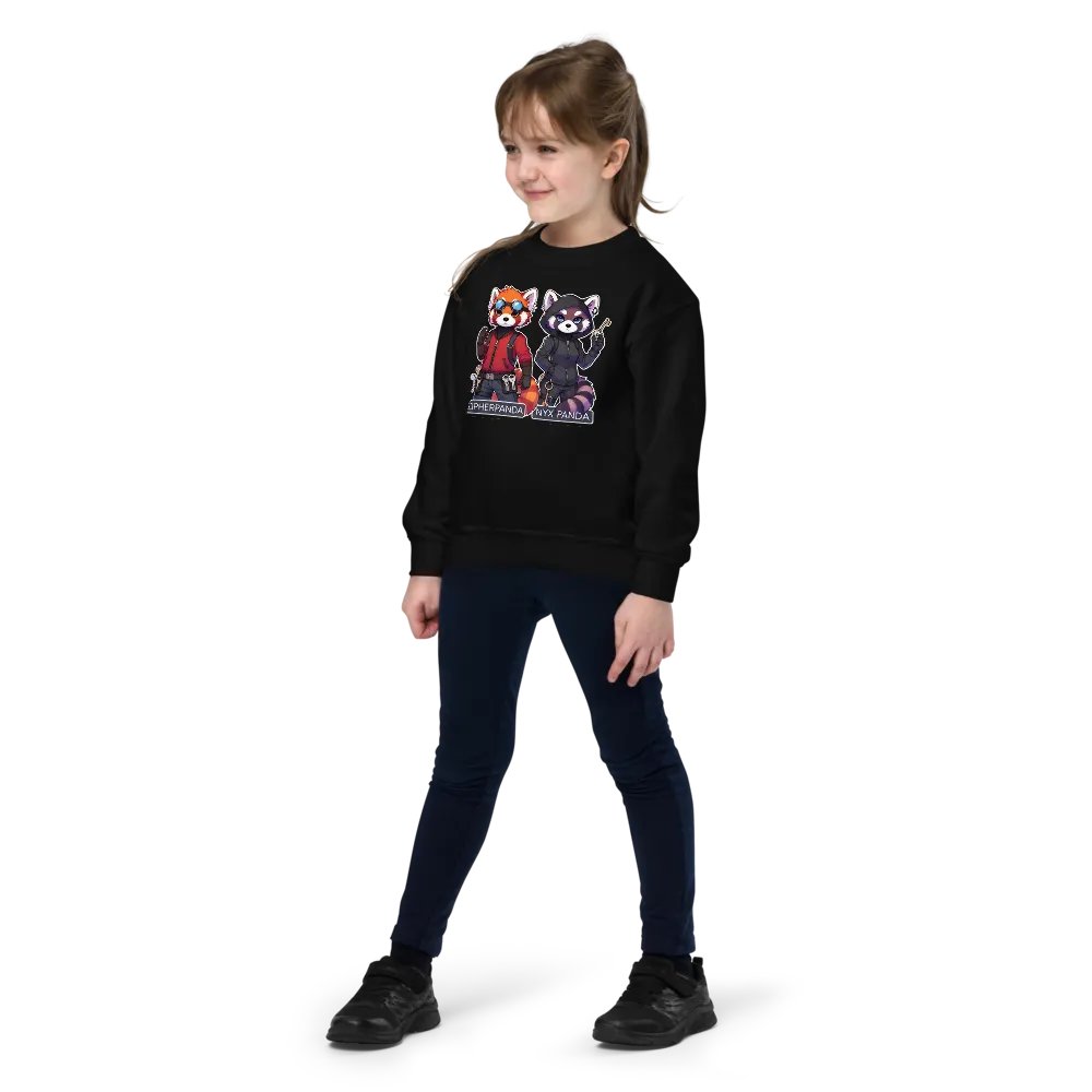Nyx and Cypher Panda youth Sweater product image (11)