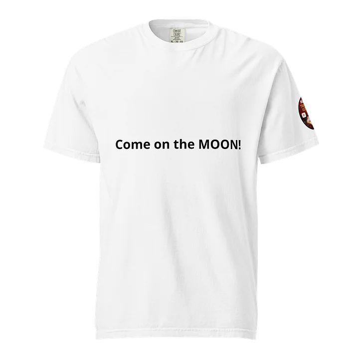 The Maccers Travel Vlogs - Come on the Moon! White T-shirt product image (1)