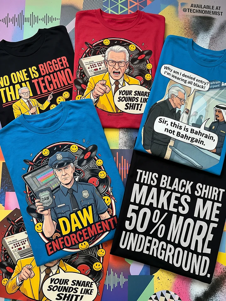 The Techno Memist 5-Shirt Power Bundle product image (1)