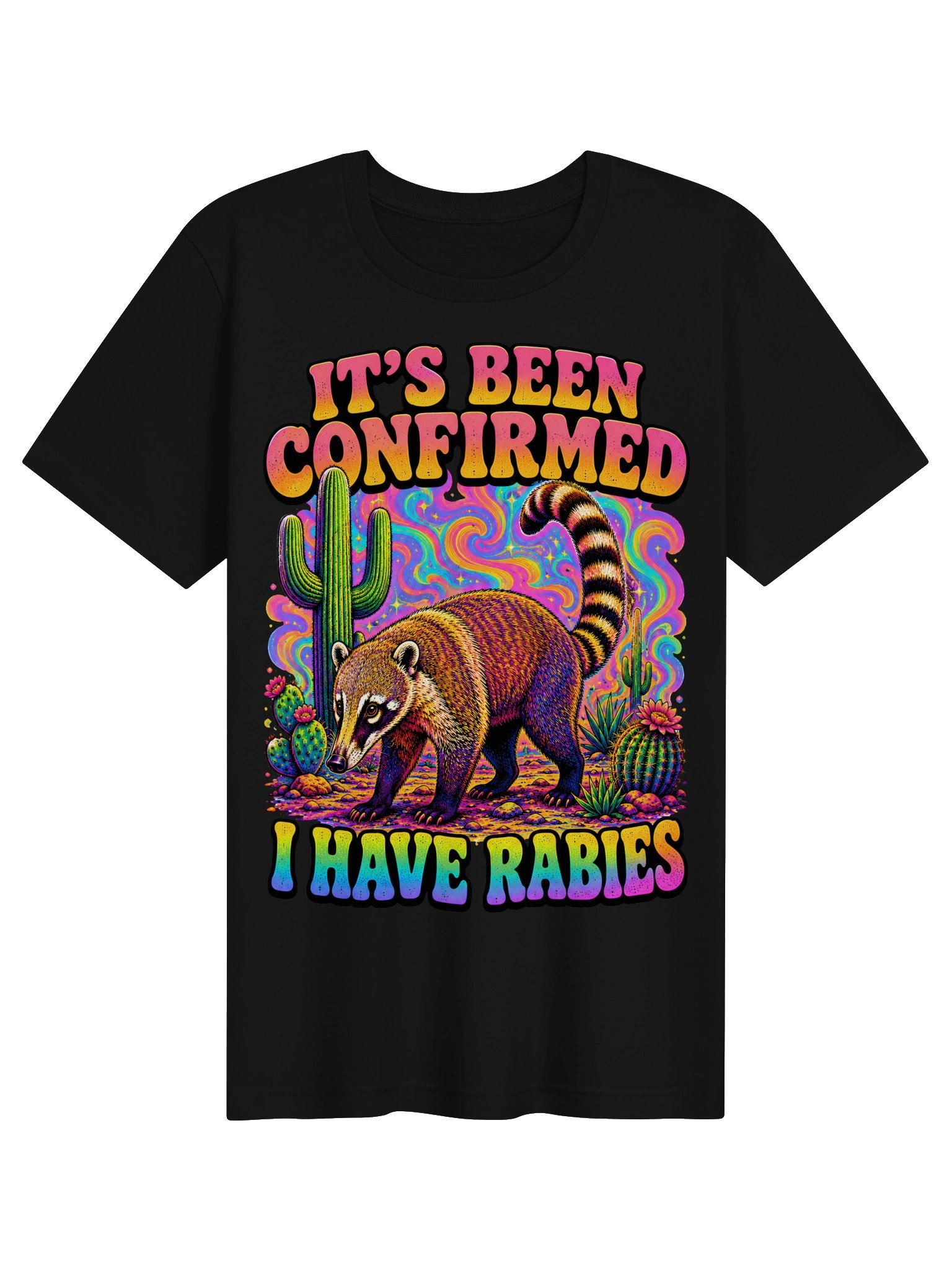 Confirmed: Rabies coatimundi Psychedelic Tee product image (5)