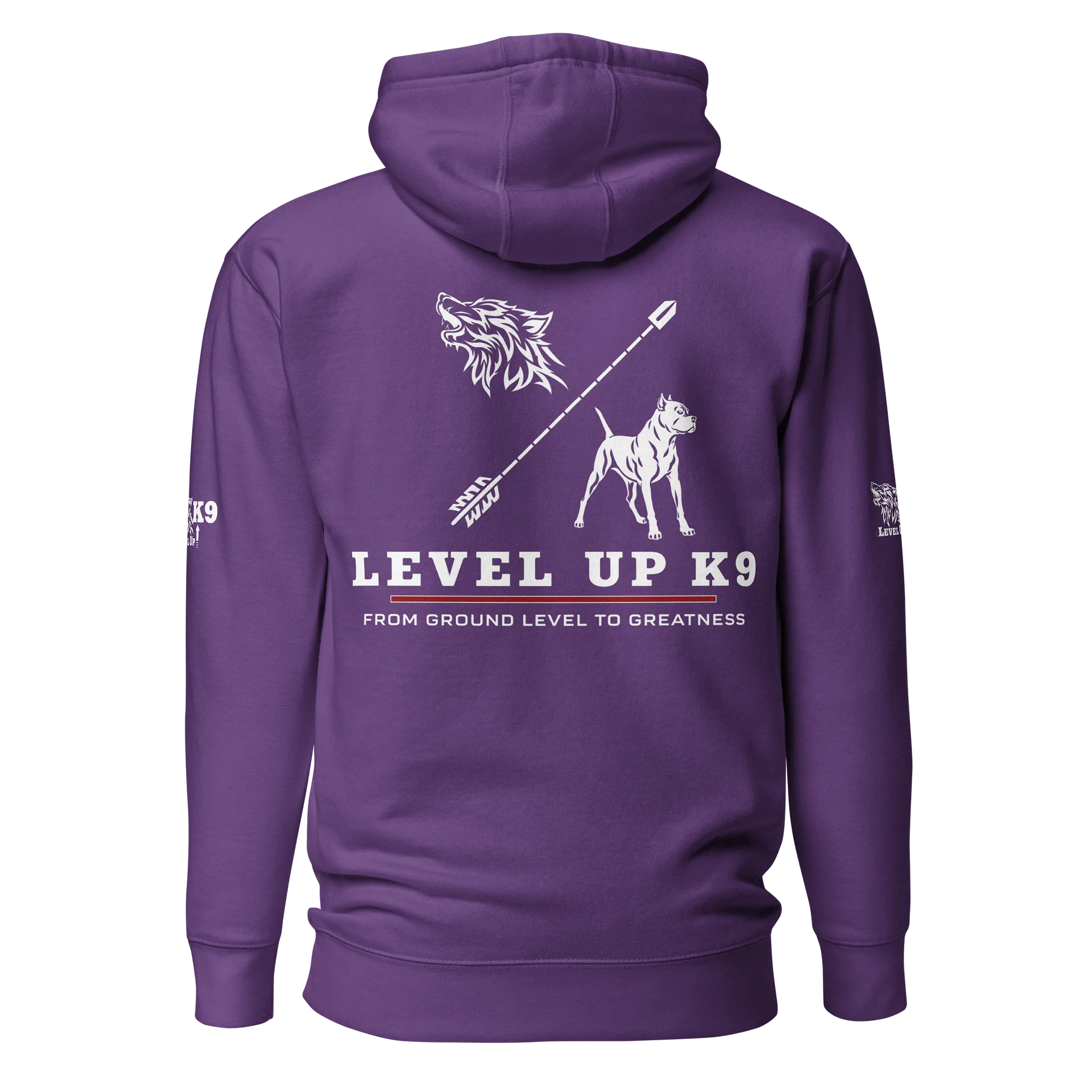 Level-UP K9 Standard Hoodie ( Purple ) product image (3)