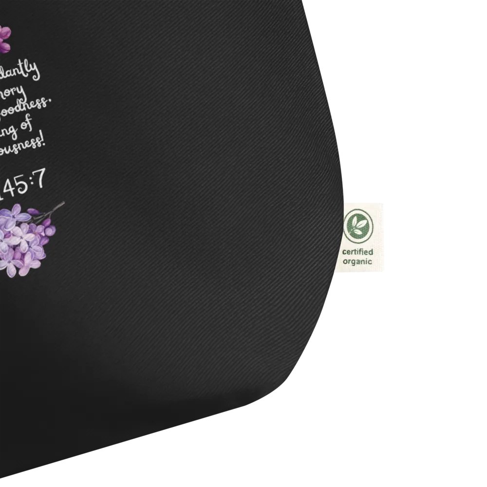 Psalm 145:7 Tote Bag! product image (4)