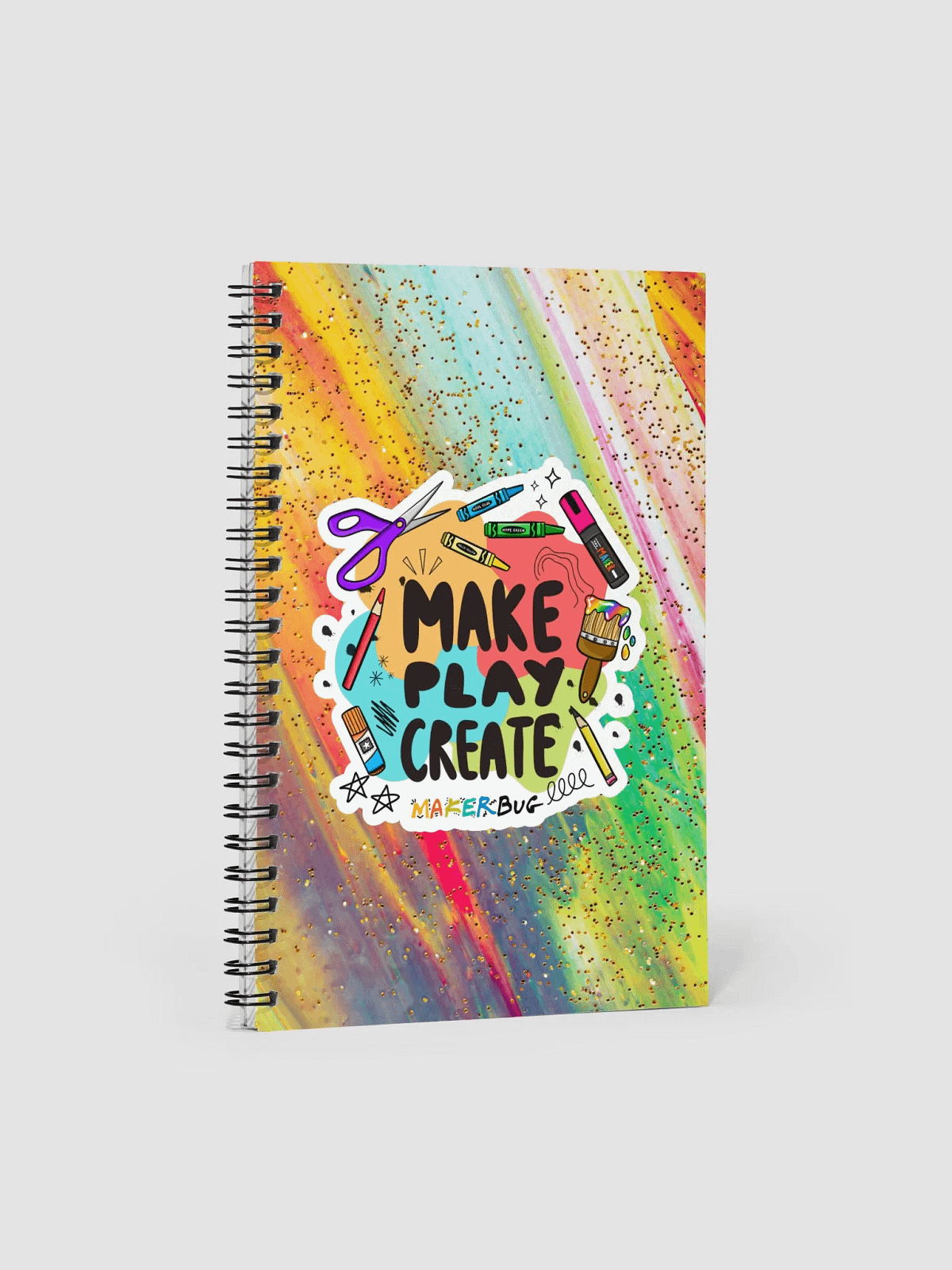 MAKE - PLAY - CREATE NOTEBOOK | MAKERBUG