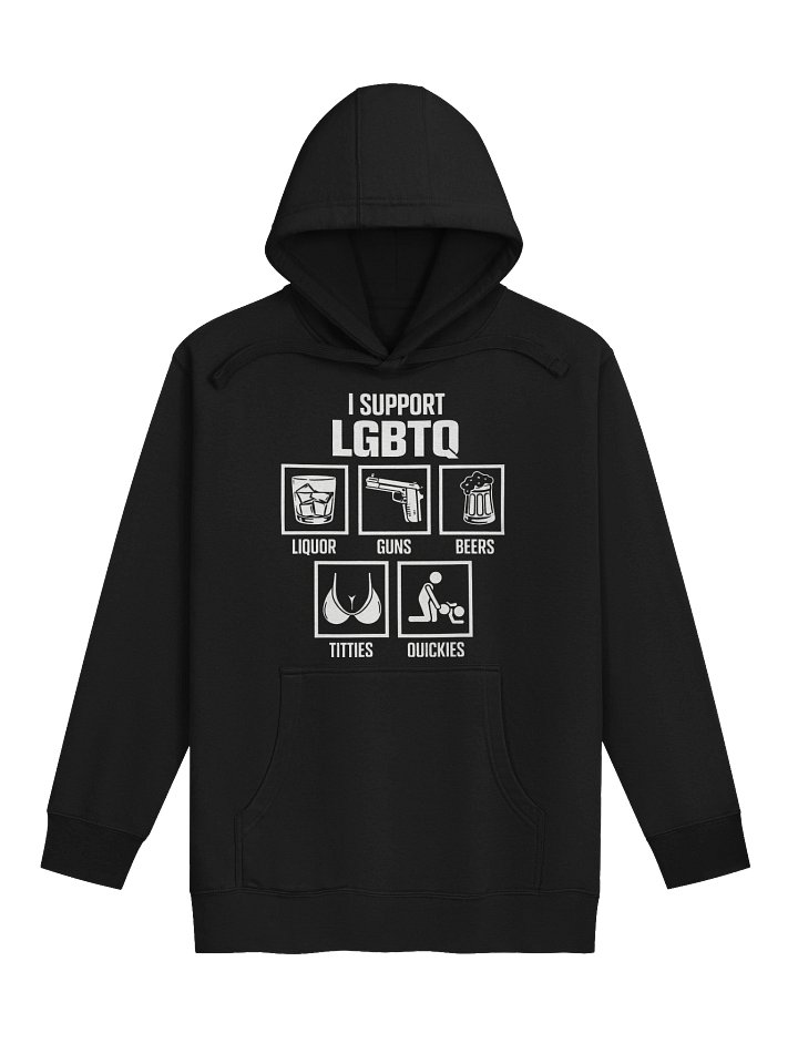 I SUPPORT LGBTQ Hoodie product image (2)