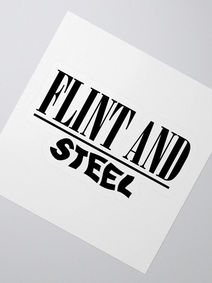 FLINT AND STEEL Stickers product image (2)
