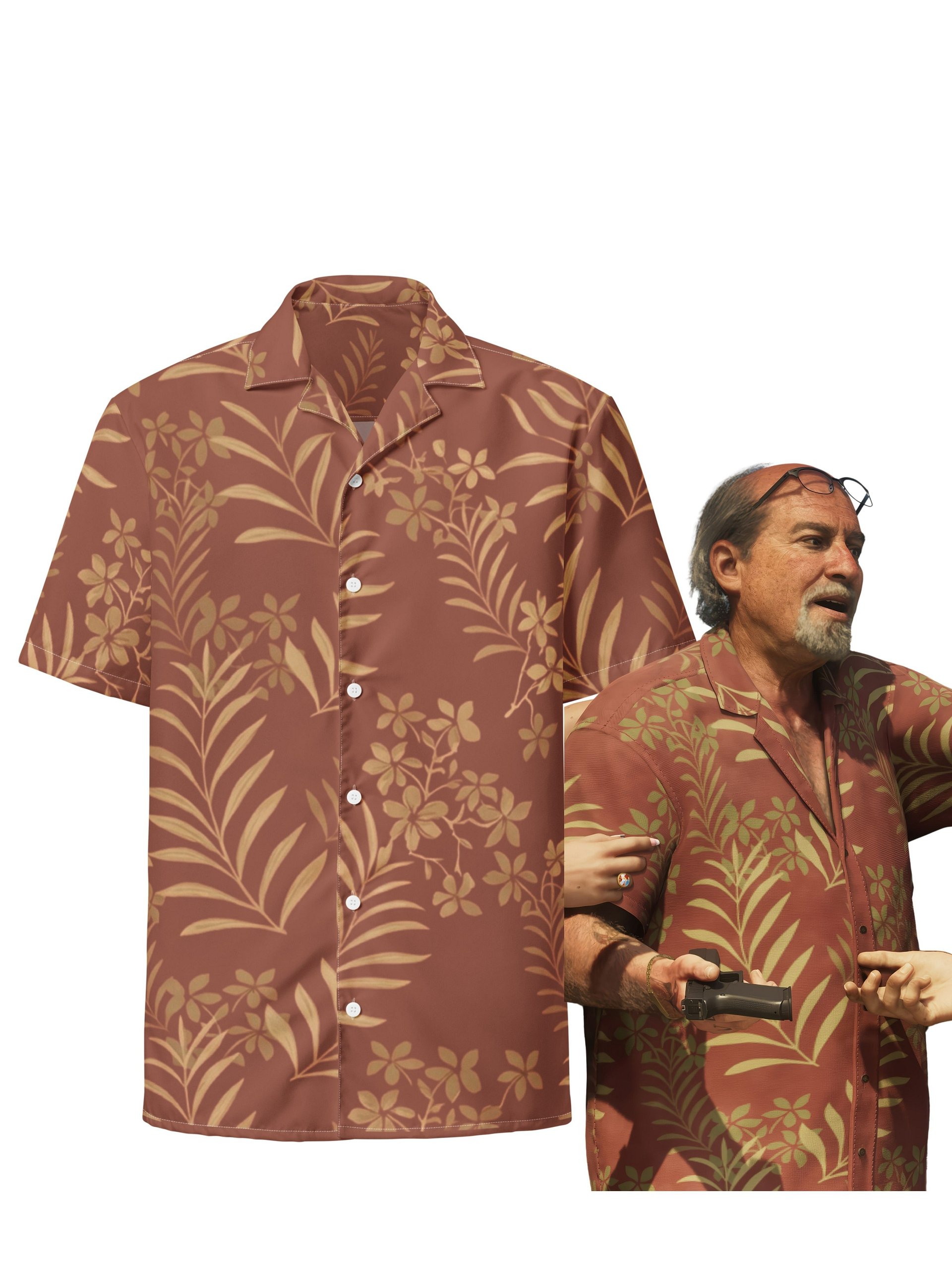 Brian Heder GTA 6 Hawaiian Shirt product image (1)