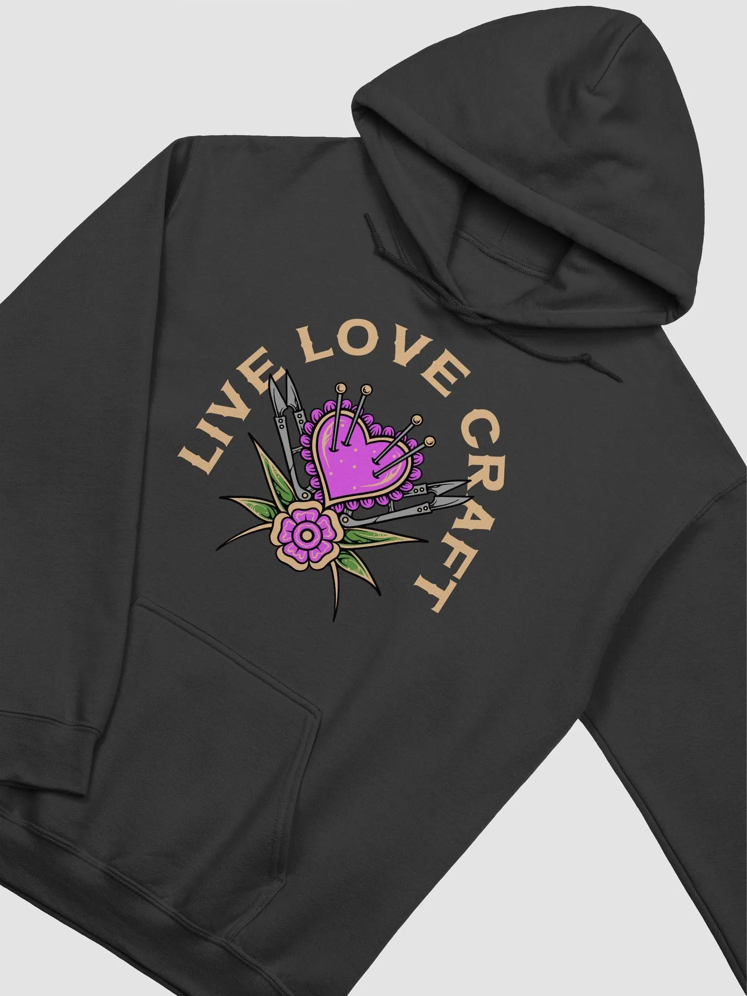 Live Love Craft Hoodie product image (2)