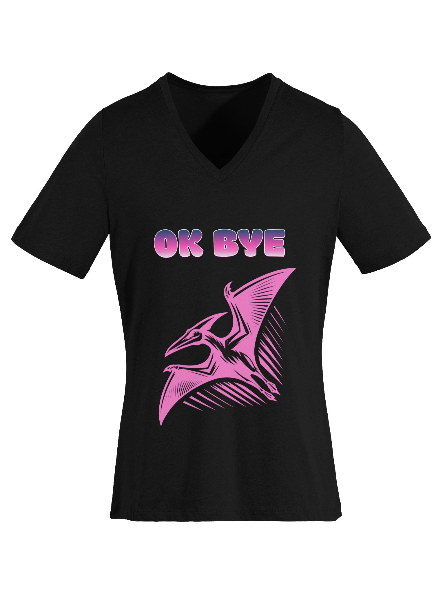 OK BYE' Women's V-Neck Tee product image (22)